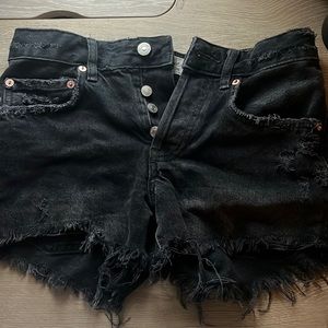 Black Free People jean shorts Size- 24’